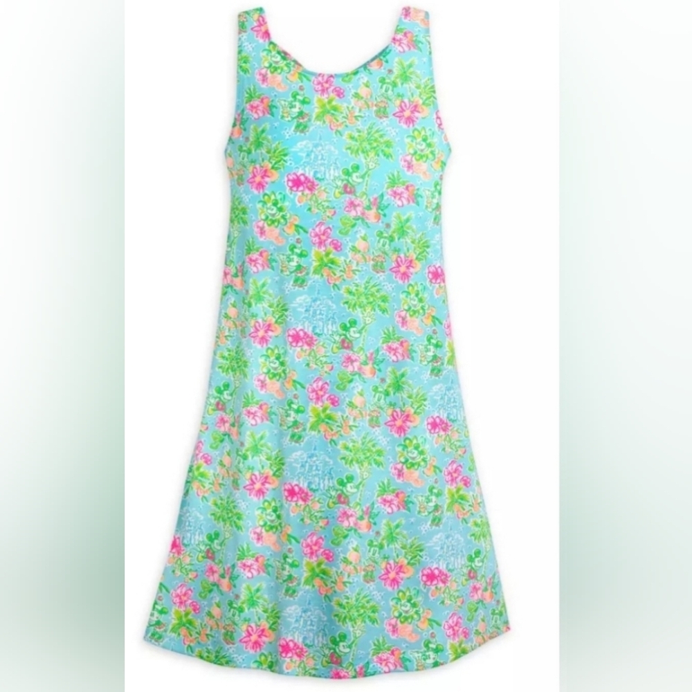 Mickey and Minnie Mouse Kristen Swing Dress for Women by Lilly Pulitzer 💗 - Picture 2 of 10